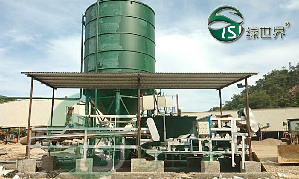 洗沙泥漿脫水壓榨機（海南三亞）